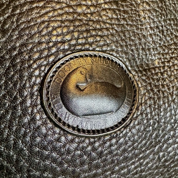 Dooney & Bourke Black Laptop Briefcase Bag with Structured Design - Picture 3 of 6